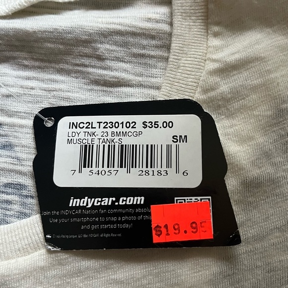 Grand Prix White Music City Tank Top​ - Picture 2 of 5